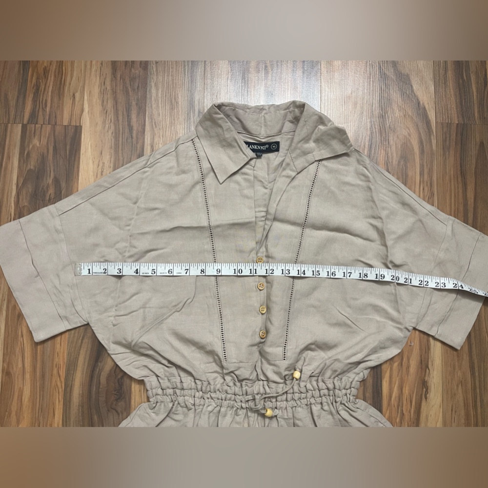 Blank NYC linen short rompers - Picture 10 of 11